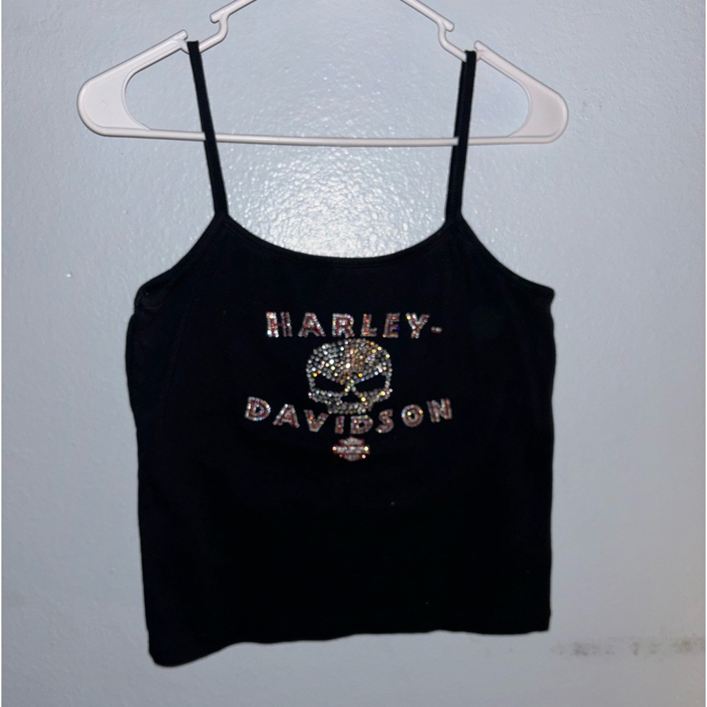 Harley Davidson Bedazzled Tank